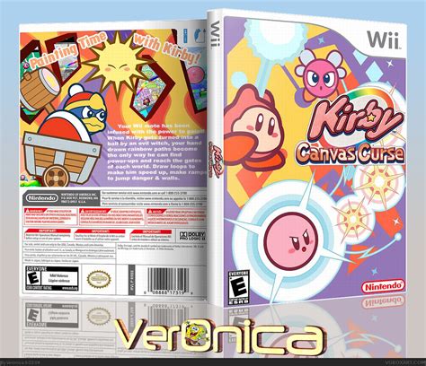 Kirby Canvas Curse Wii Box Art Cover By Veronica