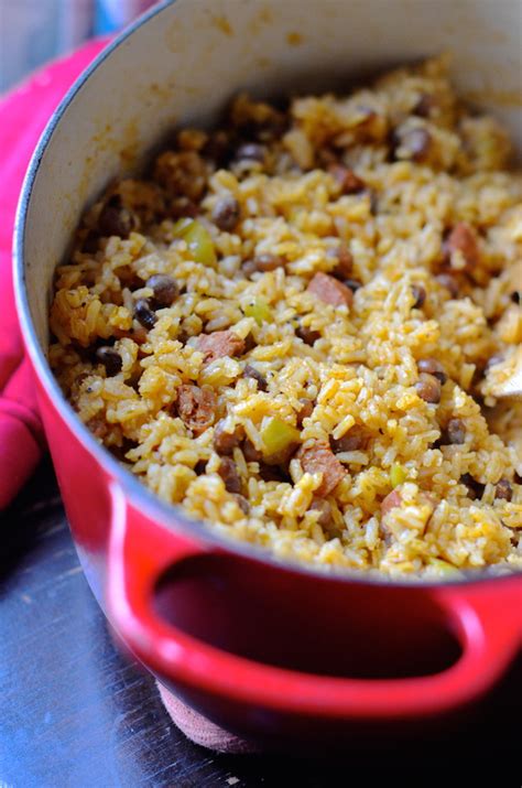 Puerto rican cuisine has its roots in the cooking traditions and practices of europe (mostly spain), africa and the native taínos. Puerto Rican Arroz con Gandules (Rice with Pigeon Peas ...