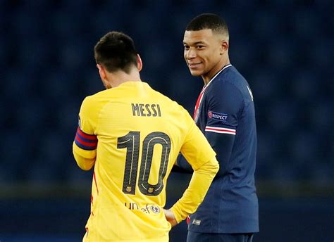 Kylian Mbappe Welcomes Lionel Messi To Paris Saint Germain Football