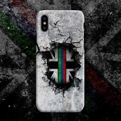 Notify me when this product is available an iridescent wash of rainbowprism, iphone 11 pro max case features rainbow iridescent vegan leather. Broken Wall Tri-Line Mobile Phone Case | UK Cop Humour
