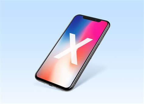 Free Perspective View Of Apple Iphone X Psd And Sketch Mockup Good Mockups