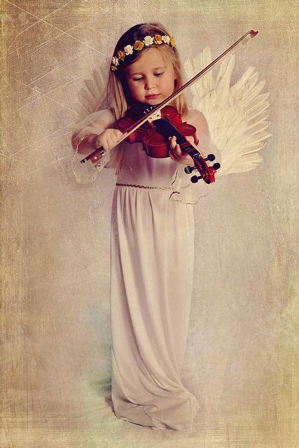 Angel On A Violin Explore Thank You Violin Kids Portraits