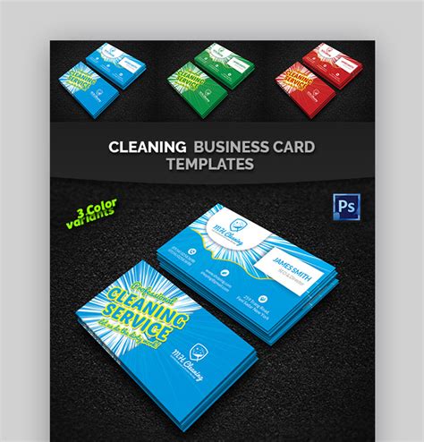 Customize your business cards with dozens of themes, colors, and styles to make an impression. 20+ Best Cleaning Services Business Card Templates (Designs Ideas for 2019)