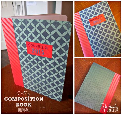 Diy Composition Book Journal