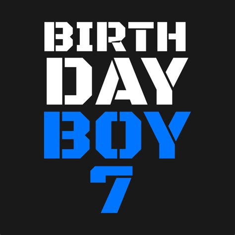 birthday boy 7, 7th birthday tee, boy 7th birthday, boys 7th birthday, 7th birthday shirts, 7th ...