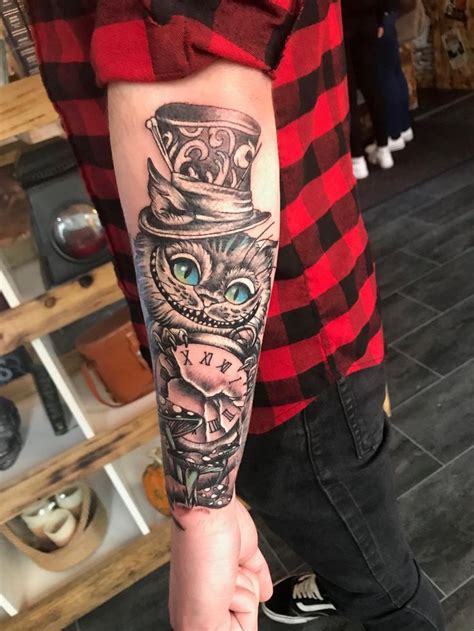 Reddit Tattoos Start Of Alice In Wonderland Sleeve Done By Alyx