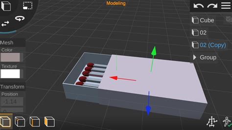 Modelling A Match Box In Prisma 3d M Animations Prisma 3d Youtube