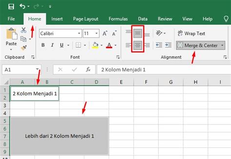 Cara Menggabungkan 2 Kolom Menjadi 1 Di Excel Solusi Mudah Untuk