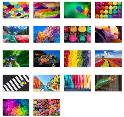 Colors Of The Rainbow Theme For Windows 10 Download Pureinfotech