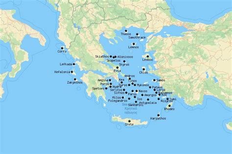 Mapa Grecke Ostrovy Travelhacker Blog