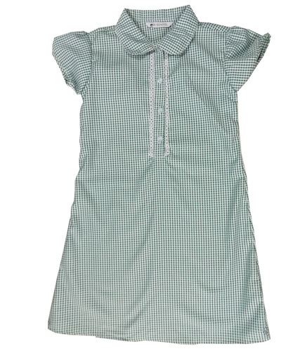 Green Gingham School Dress Littlesiblings