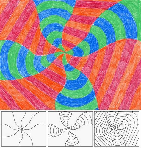 Op Art Swirl · Art Projects For Kids
