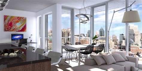 The Suites In Montreals Les Condos Crescent Are Fresh Functional And