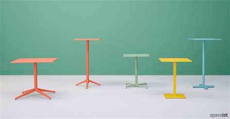 Inox Yellow Cafe Table Spaceist