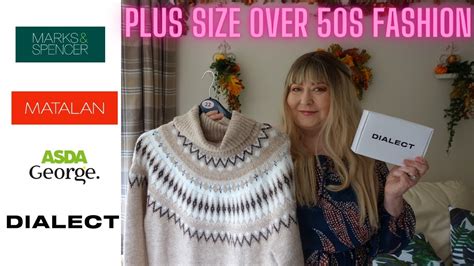 Mands Matalan Asda Plus Size Over 50s Fashion And Try On Youtube