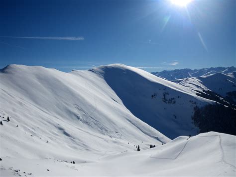 Fotos Gratis Nieve Sol Cordillera Clima Esquiar Temporada