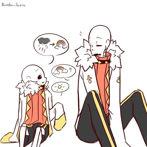 Memory Swapfell Papyrus And Memoryfell Sans Underfell Universe Amino
