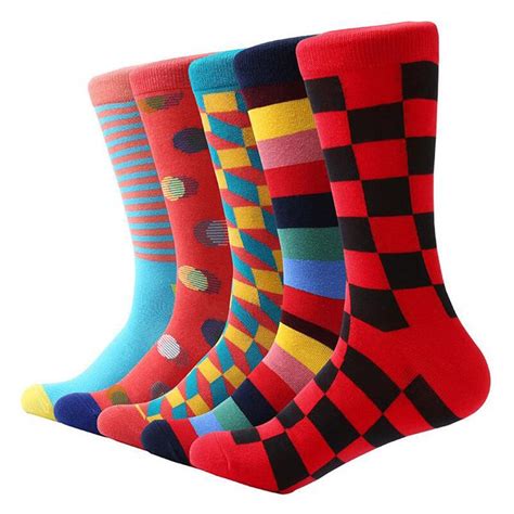 Fashion Free Shipping Combed Cotton Brand New Men Socks Colorful Dress Socks Mens Colorful