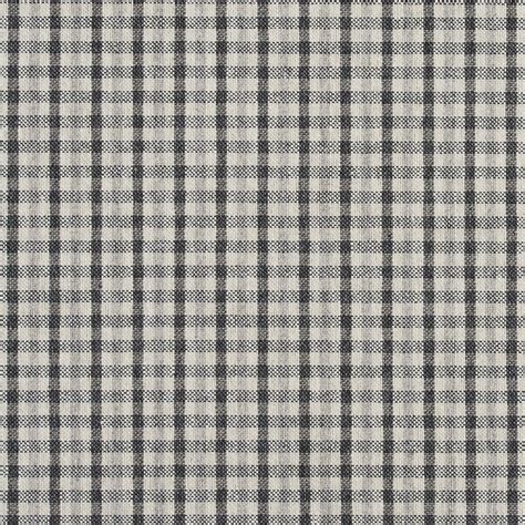 Sterling Check Gray And White Checkered Country Damask Upholstery Fabric