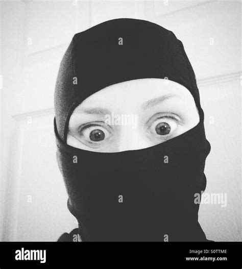 Woman Wearing A Ski Mask Stockfoto Lizenzfreies Bild 310332862 Alamy