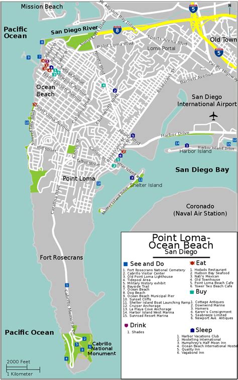 Shelter Island San Diego Map Florida Zip Code Map