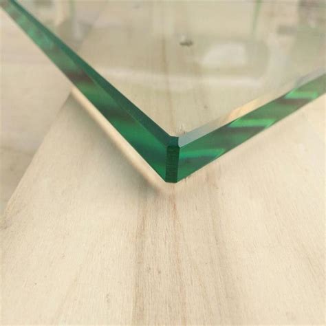 Square Glass 1 4 In Thick Tempered Table Top Glass With Flat Polished Edge Eased Corners