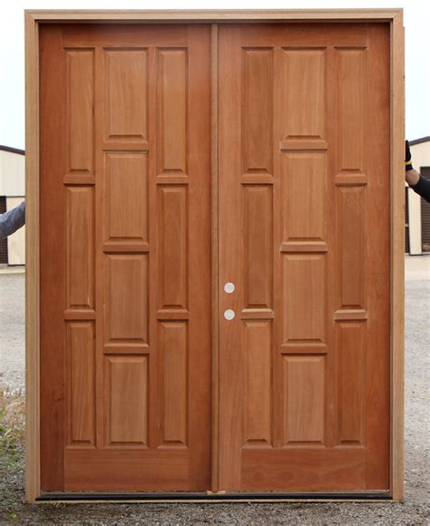 Exterior Double Doors Clearance Doors Mahogany