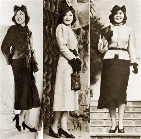 1930s Fashion Hollywood Fall Styles In 1937 1930s Fashion 1930s