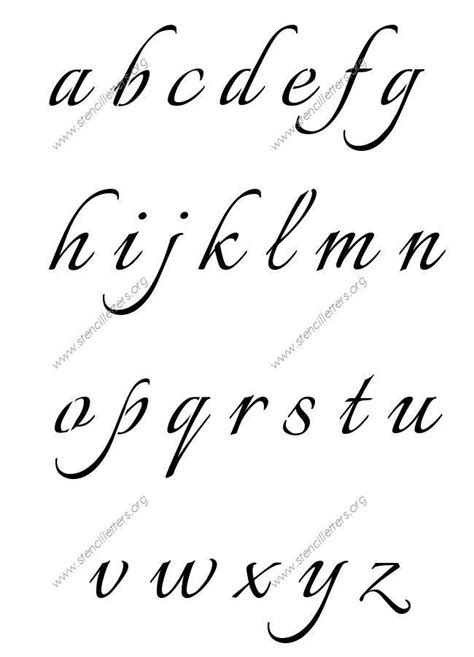 Printable Calligraphy Letters A Z Customize And Print