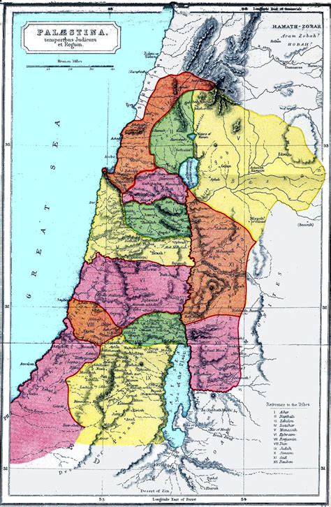Map Of Israel In Jesus Time