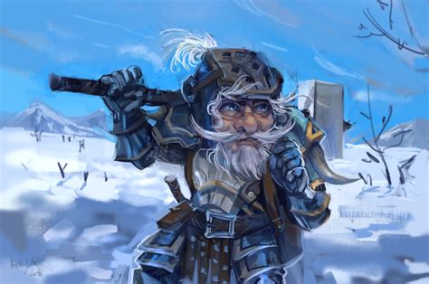 gnome warrior from the warcraft universe character art character design character ideas