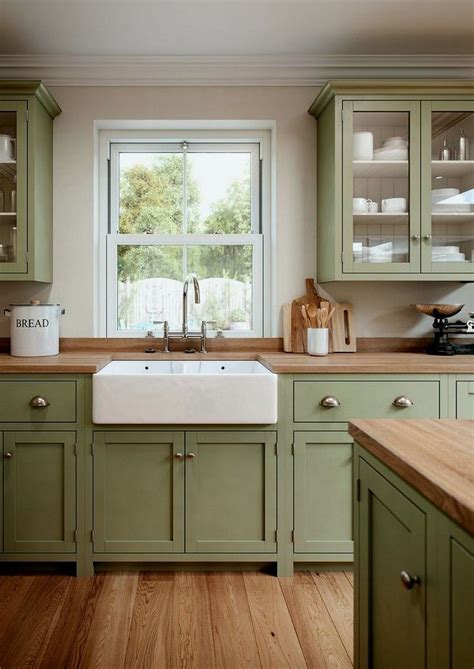 The Most Popular Kitchen Paint Colors Featuring Green Paint Colors