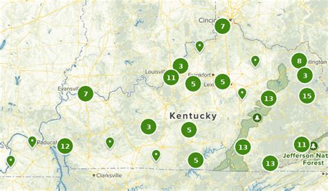 29 Kentucky State Park Map Online Map Around The World
