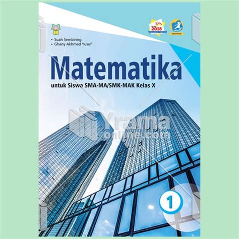 Jual Buku Matematika Kelas X SMA MA Wajib Kurikulum 2013 Revisi 2018