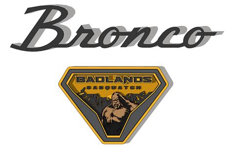 Badlands Sasquatch Badge Bronco6g 2021 Ford Bronco And Bronco Raptor