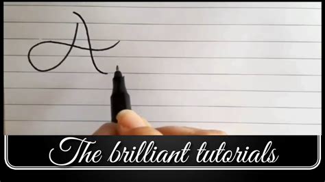 Maybe you would like to learn more about one of these? Stylish Cursive writing of A || Capital A fancy writing ...