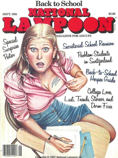 National Lampoon September 1981 National Lampoon Magazine National Lampoons Magazine Cover