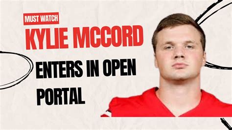Ohio State Starting Qb Kyle Mccord Enters Transfer Portal Youtube