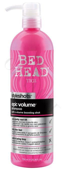 Tigi Bed Head Styleshots Epic Volume Shampoo Glamot Com