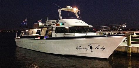 Party Boat Hire The Classy Lady Perth Boat Charters And Cruises