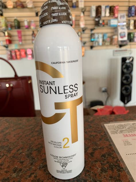 California Tan Instant Sunless Spray 6 Oz Beach Bumz Tanning Spa