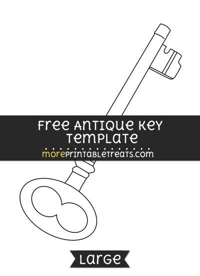 It is also possible to customize their display on the monitor. Antique Key Template - Large | Key crafts, Templates ...