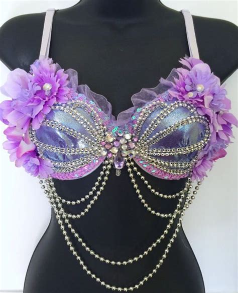 pastel purple mermaid shell bra shoplook mermaid shell bra shell bra purple mermaid