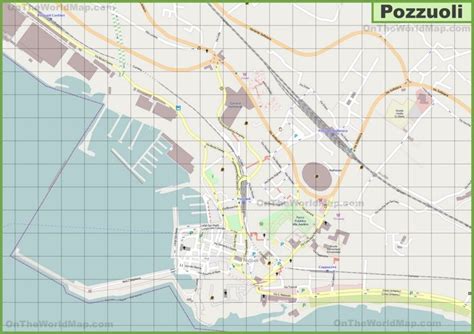 Large Detailed Map Of Pozzuoli Italy Map Rome Italy Detailed Map