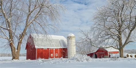 Michigan Nut Photography Old Barns And Log Cabins Snowy Barn In