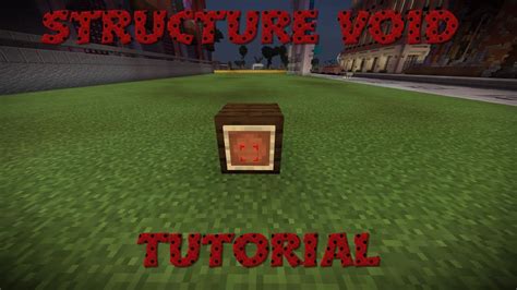 Structure Void Tutorial Minecraft Bedrock Edition Youtube