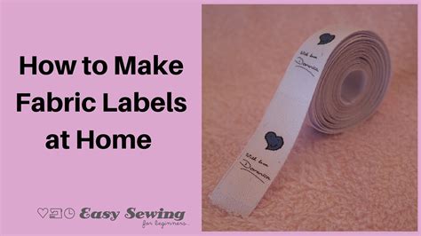Invest in ingredients—research suppliers and the there are, however, other materials that have a lower barrier to entry and can be used to make traditionally potted items, like planters and ornaments. How to Make Fabric Labels at Home - YouTube