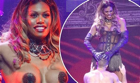 Laverne Cox Puts On Burlesque Performance For Broadway