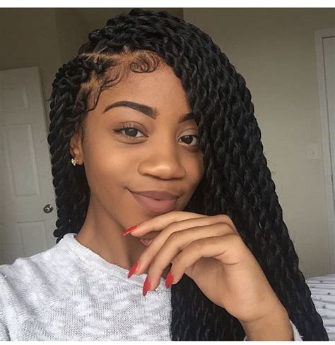 Love The Twists Fijilinn In 2020 Twist Braid Hairstyles Natural