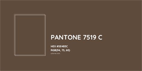 About Pantone 7519 C Color Color Codes Similar Colors And Paints